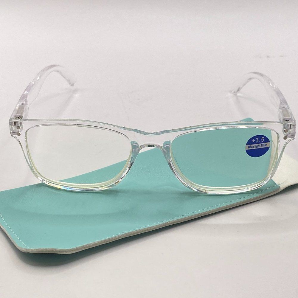 0944 Theresa 3.5 Clear Reading Glasses Soft Butterfly Style Readers NWT